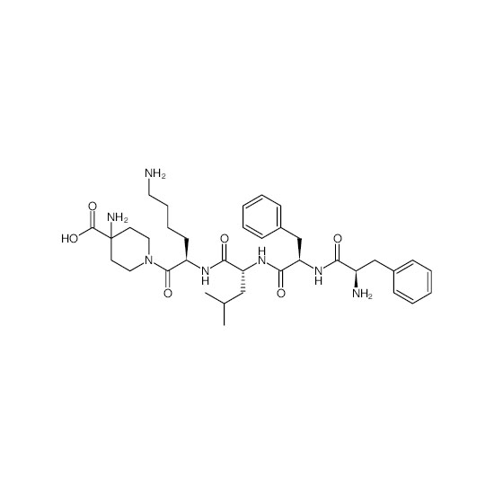 1-(D-phenylalanyl-D-phenylalanyl-D-leucyl-D-lysyl)-4-aminopiperidine-4-carboxylic အက်ဆစ်